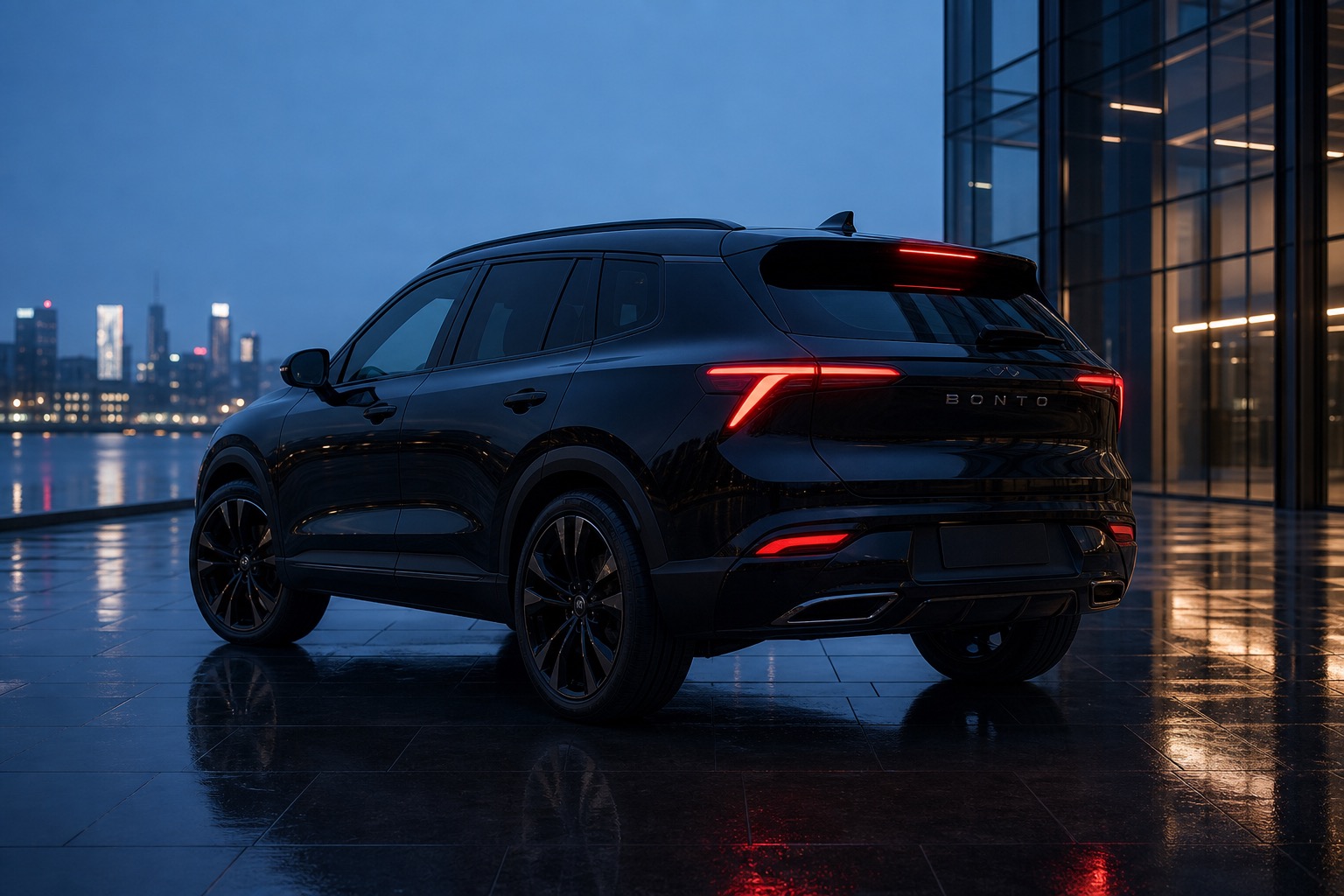 Bonto Atlas B, rear three-quarter view