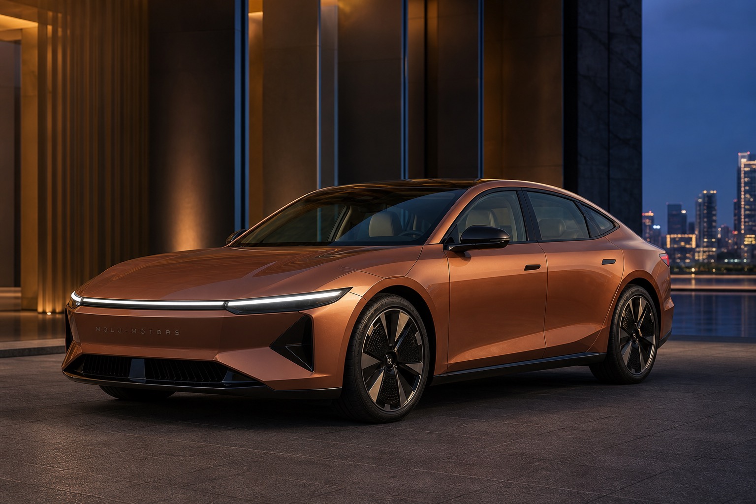 Molu-Motors Dune S, a fictional sedan