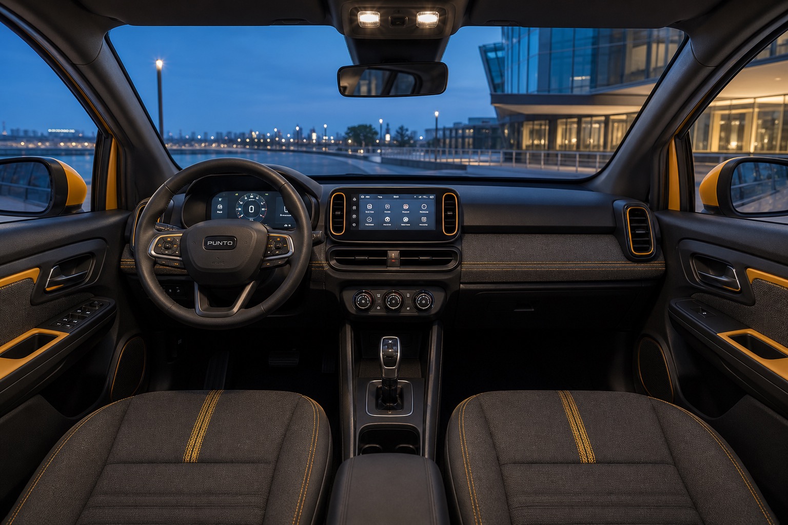 Punto Via X dashboard and cockpit