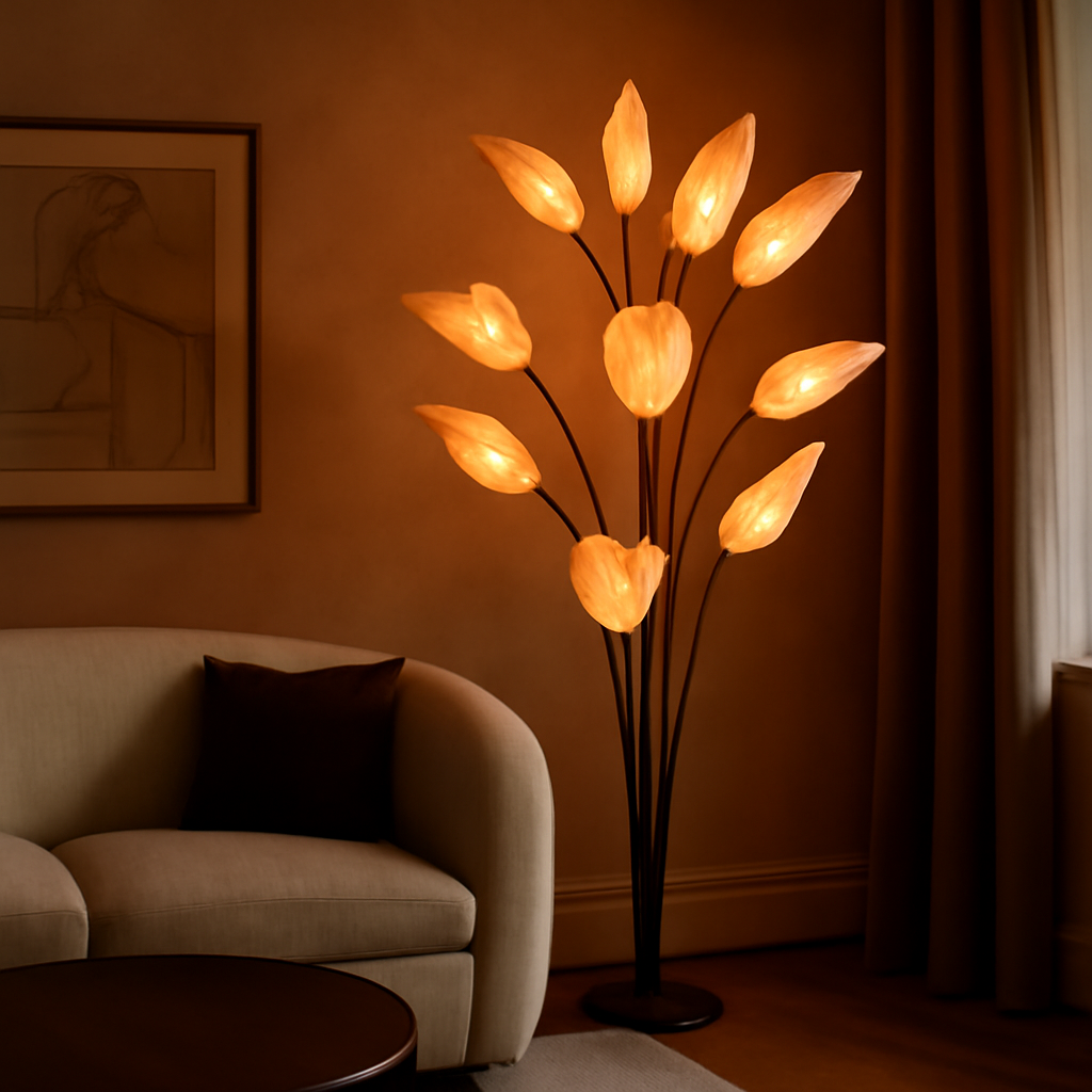Lighting that reads 'design credit'
