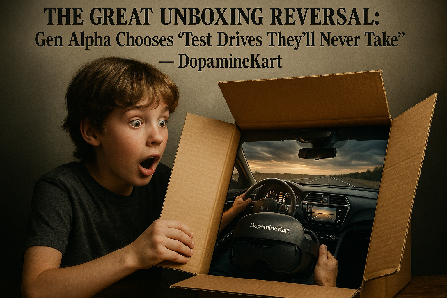 The Great Unboxing Reversal: Gen Alpha Chooses "Test Drives They'll Never Take"
