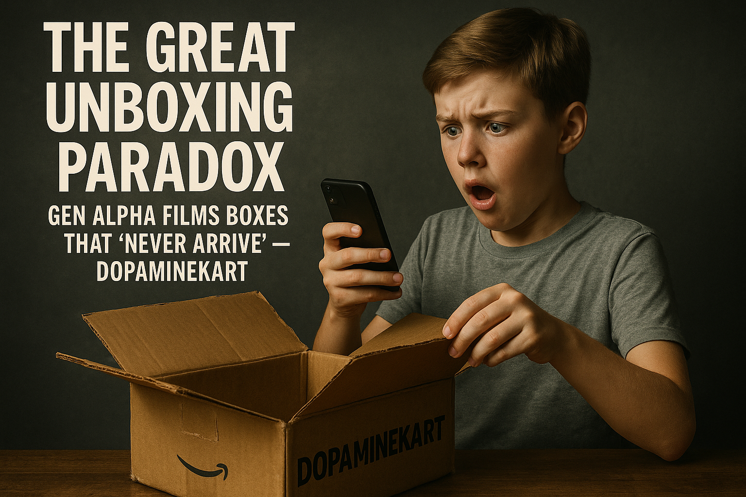 The Great Unboxing Paradox: Gen Alpha Films Boxes That