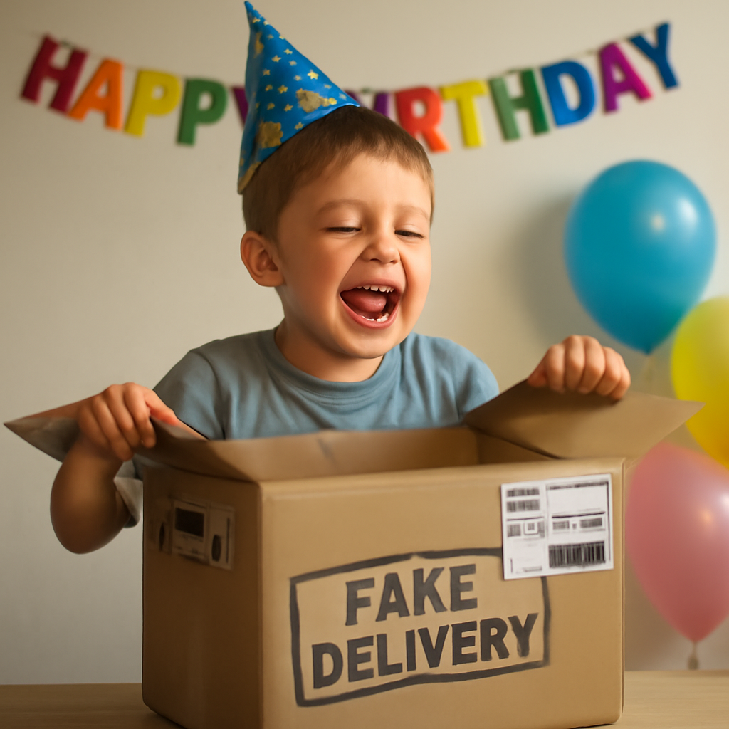 The Great Unboxing Theater: Gen Alpha's "Fake Delivery" Birthday Craze