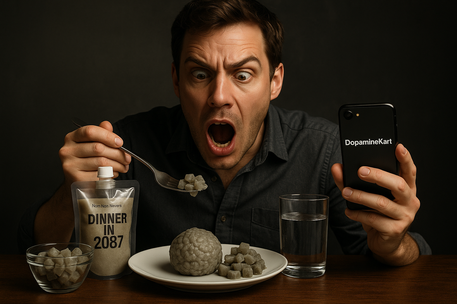 We Ate NomNomNever's "Dinner in 2087" — Food From 61 Years Away