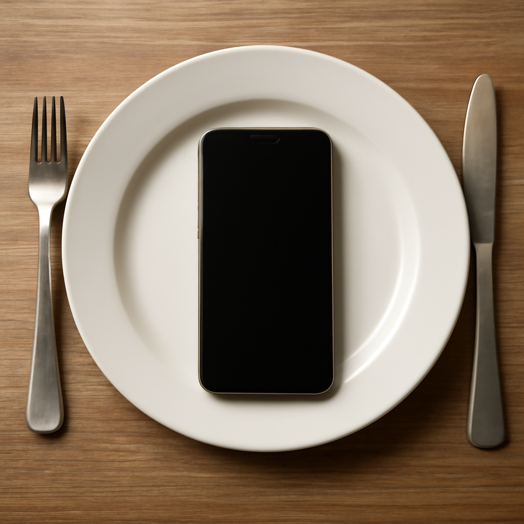 Digital Minimalism Meets the Empty Plate