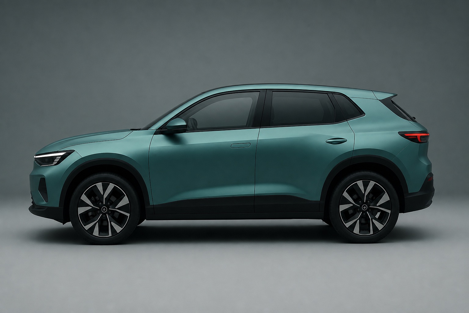 Fictional Vantiq Drift electric SUV in side profile