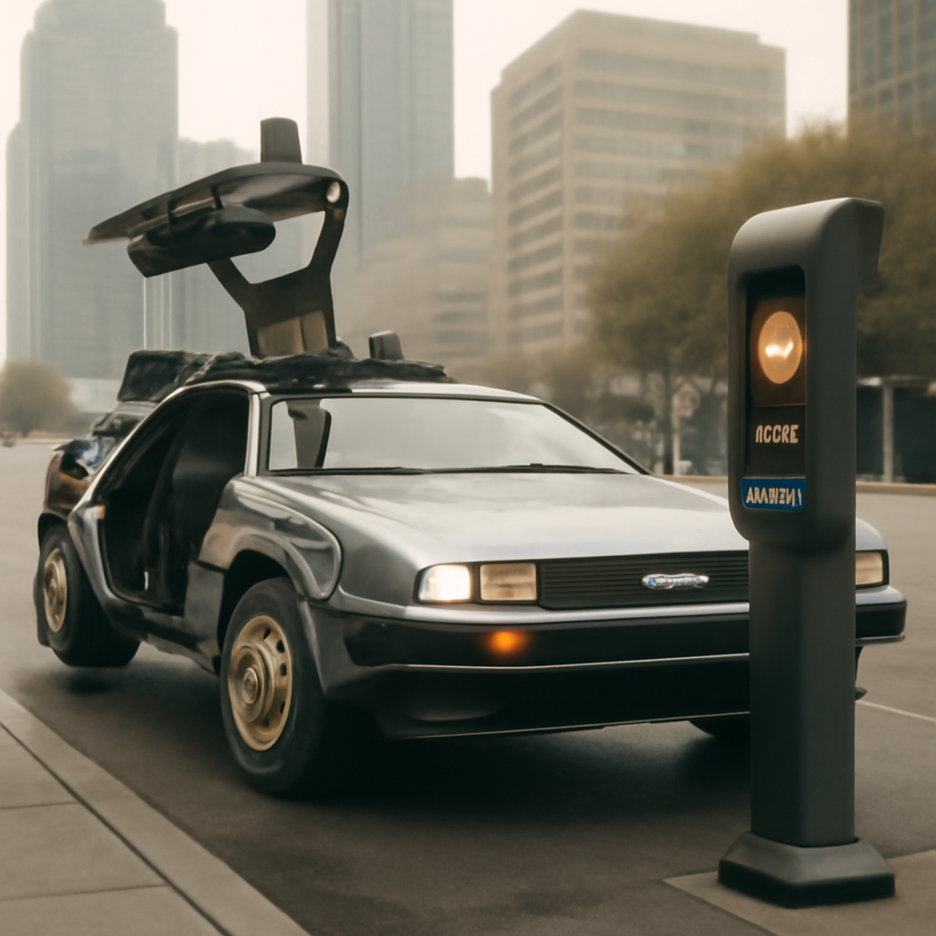 WheelDream's "Retro-Future" DeLorean Runs on Crypto, Parks Itself in 2047