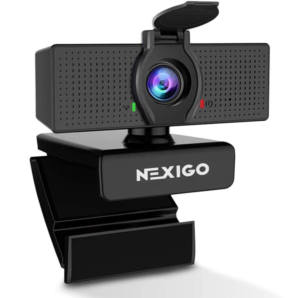 NexiGo N60 1080P Web Camera, HD Webcam with Microphone & Privacy Cover, USB Computer Camera, 110-deg