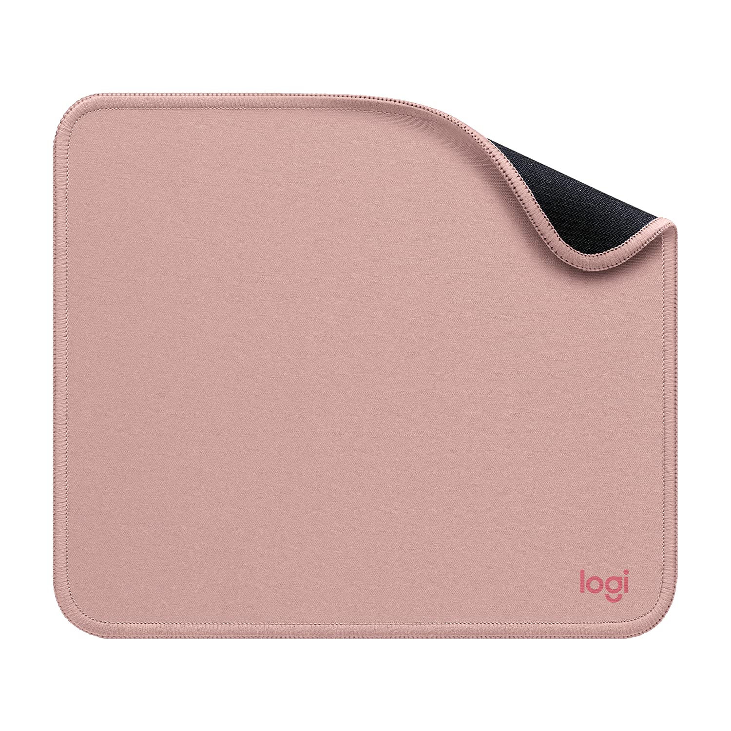 Logitech Studio Series Small Mouse Pad, Anti-Slip 9x8 Inches, Darker Rose
