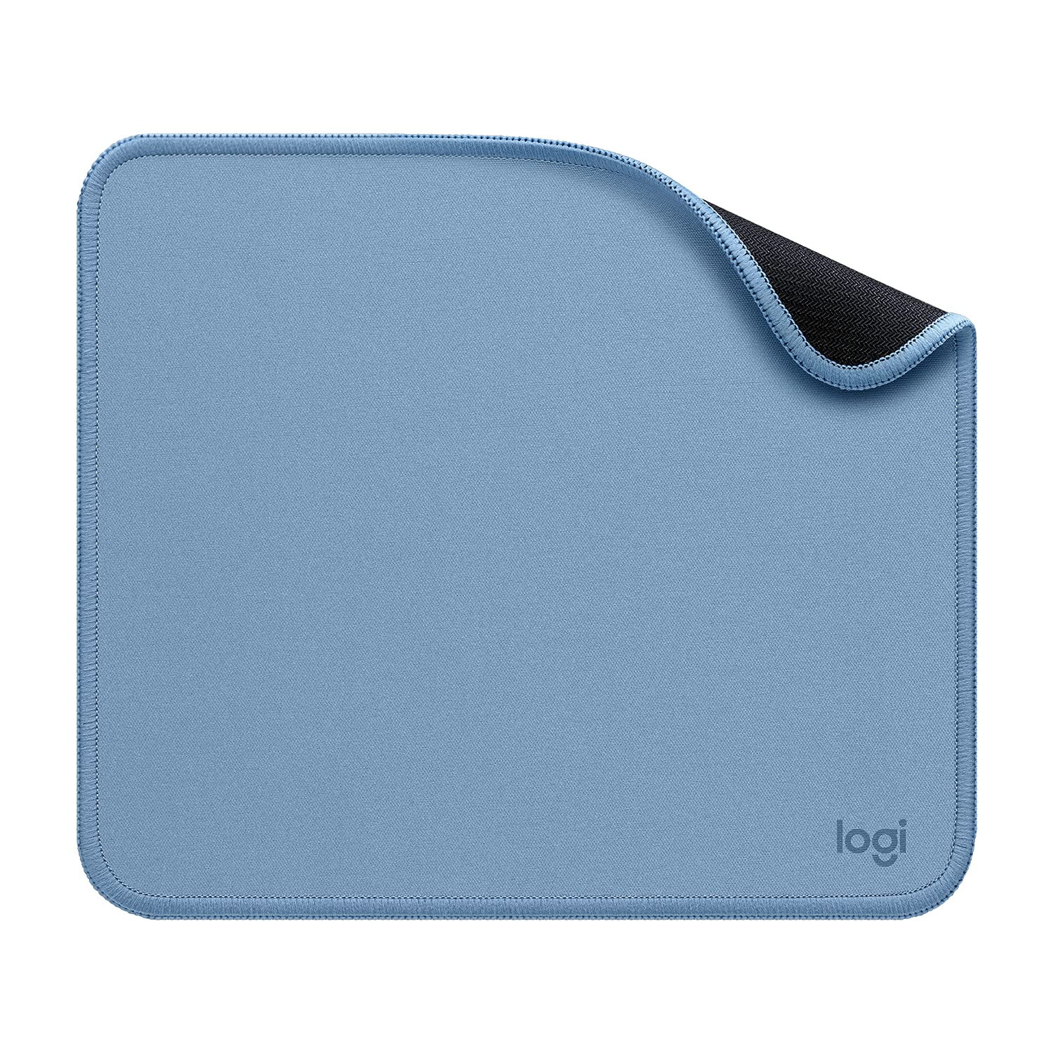 Logitech Studio Series Small Mouse Pad, Anti-Slip 9x8 Inches, Blue Grey