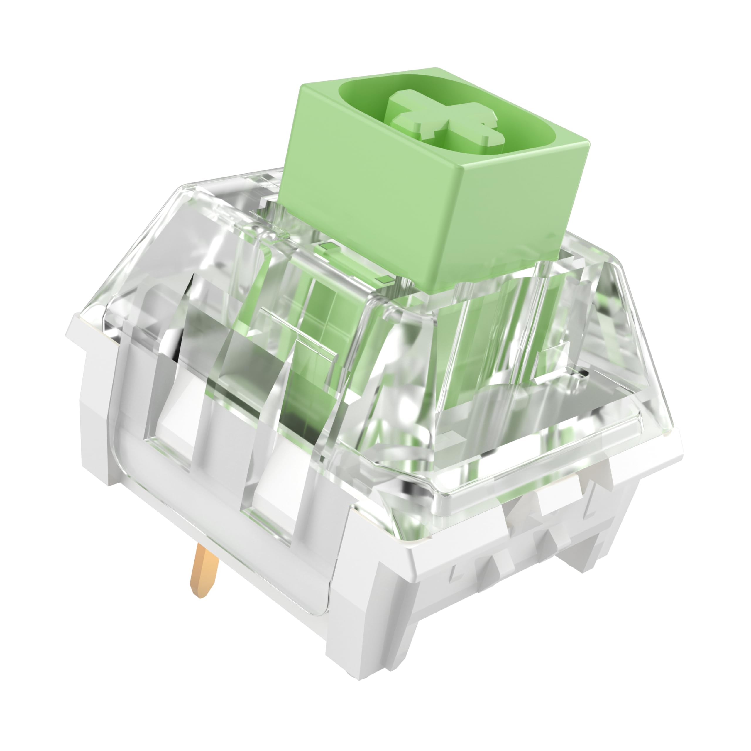 Kailh Box Jade Switches for Mechanical Gaming Keyboard,3-Pin 50gf Clicky/lubed/Dust&Waterproof Switc
