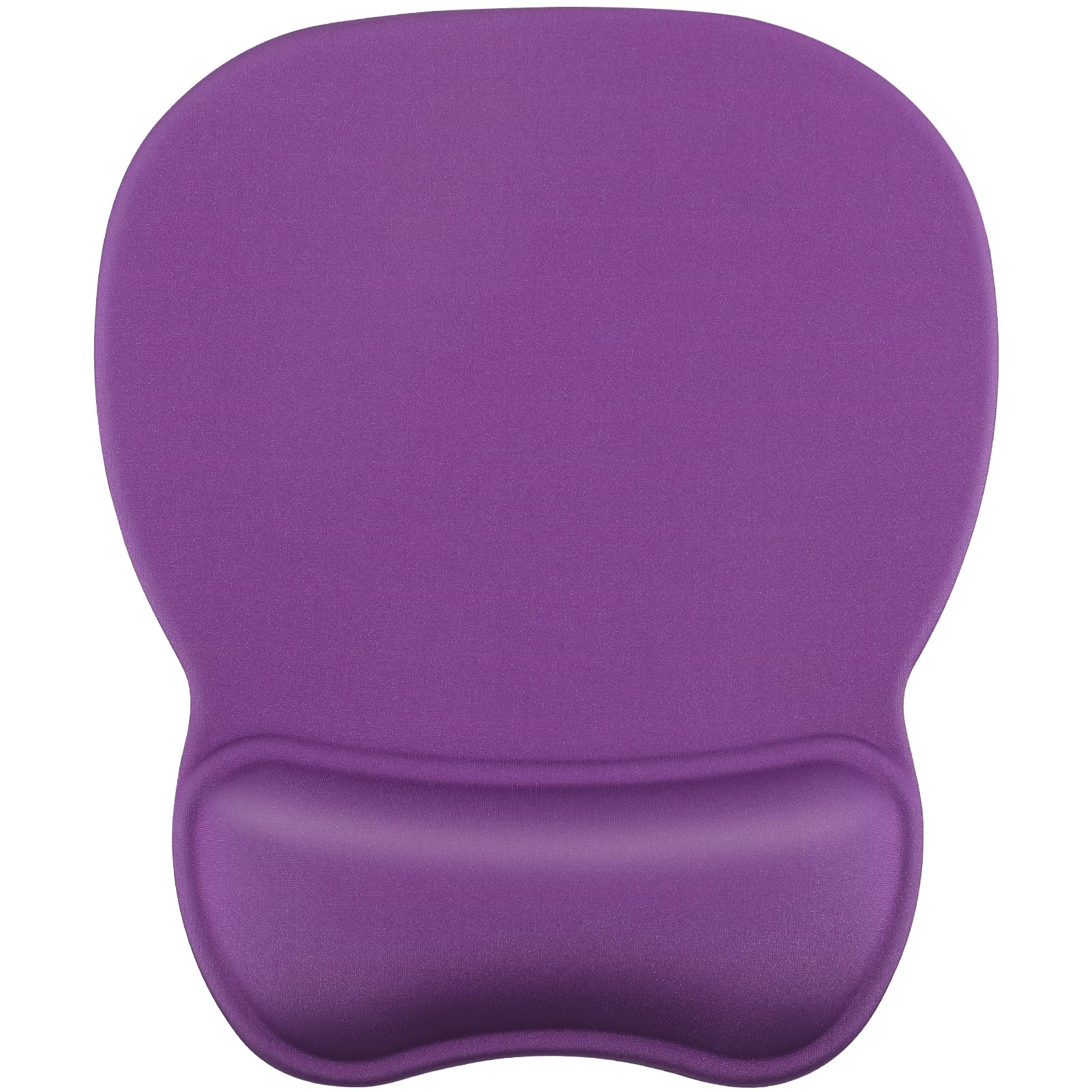 MROCO Ergonomic Mouse Pad with Gel Wrist Rest, 9.4 x 8.1 in, Violet Purple