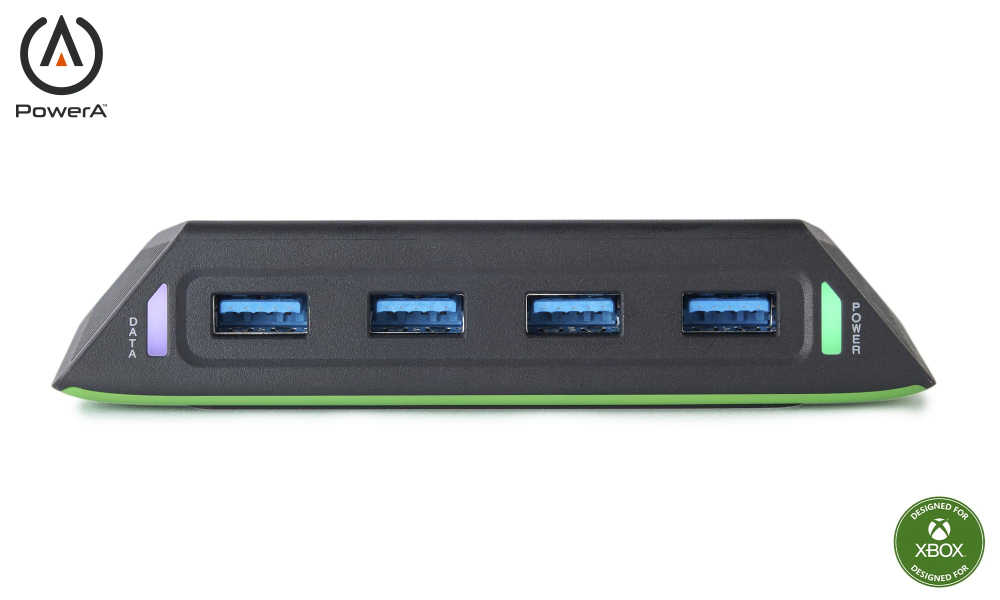 PowerA 4-Port USB 5Gbps Hub for Xbox Series X|S, USB 3.2, AC Powered, Weighted Base, Officially Lice