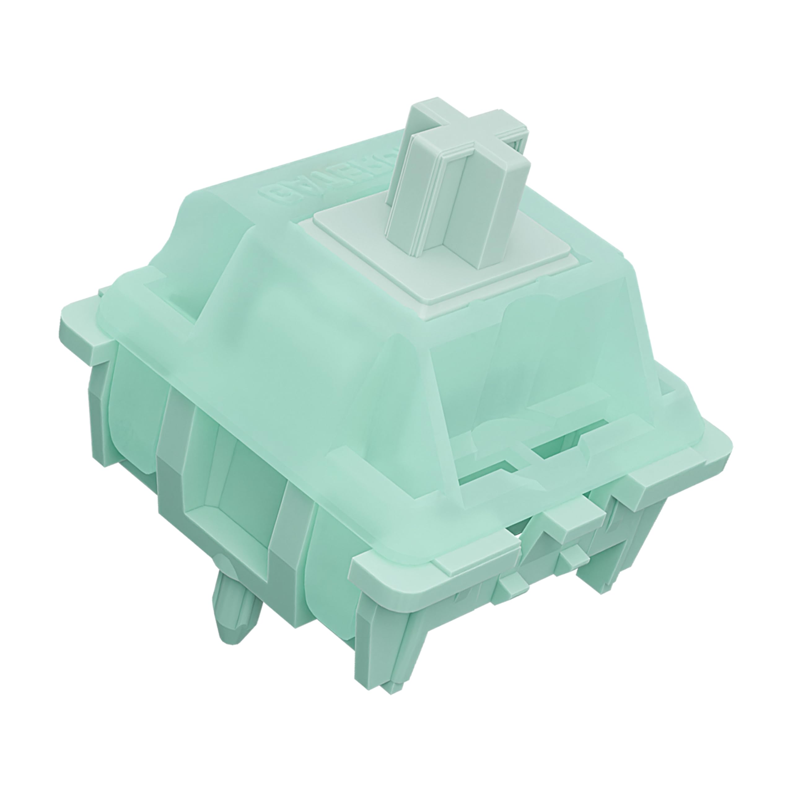 Gateron Mint V2 Linear Keyboard Switches,5 Pin Pre-lubed 22mm Dual-Stage Spring RGB SMD 55gf Heavy S