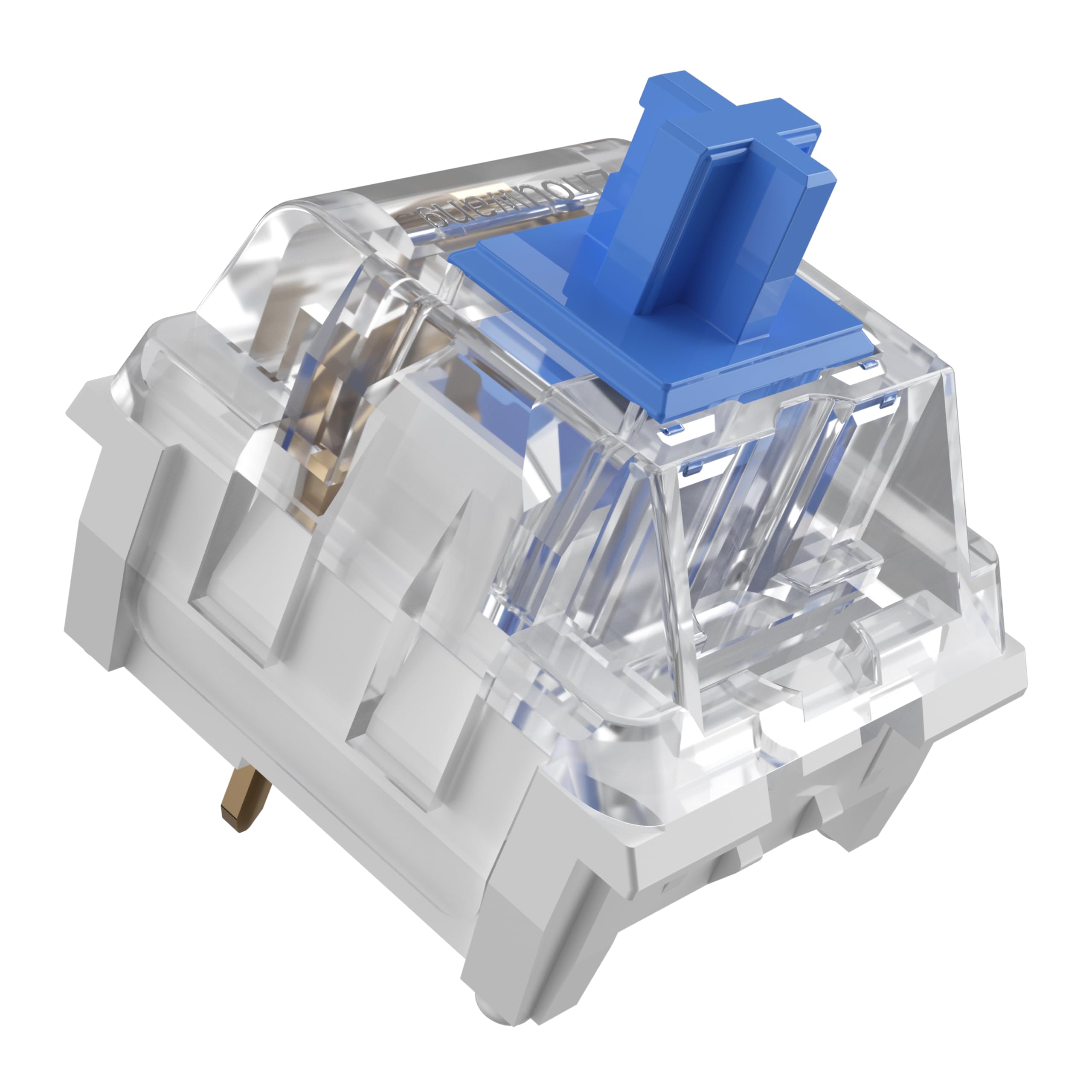 Zhouwang 10PCS Blue Switches,3 Pin Replacement Dustproof Mechanical Keyboards Switches, Suitable cli