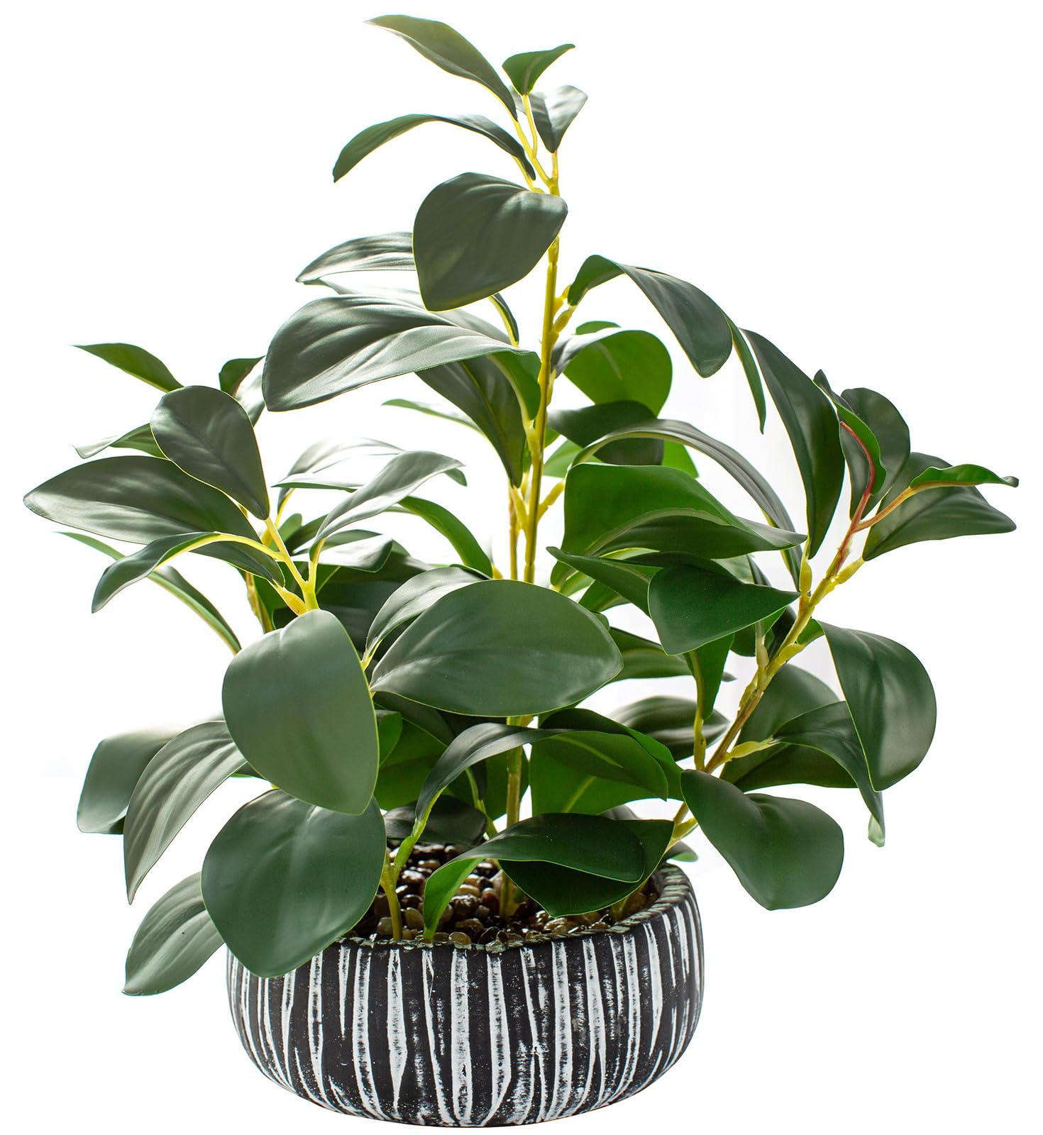 AlphaAcc Fake Plants Potted Artificial Succulents Home Office Decor