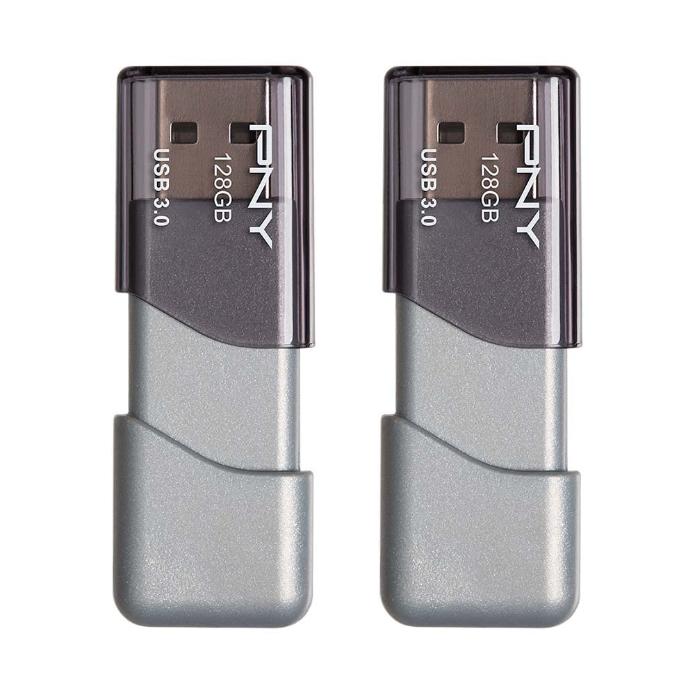 PNY 128GB Turbo Attaché 3 USB 3.0 Flash Drive 2-Pack​