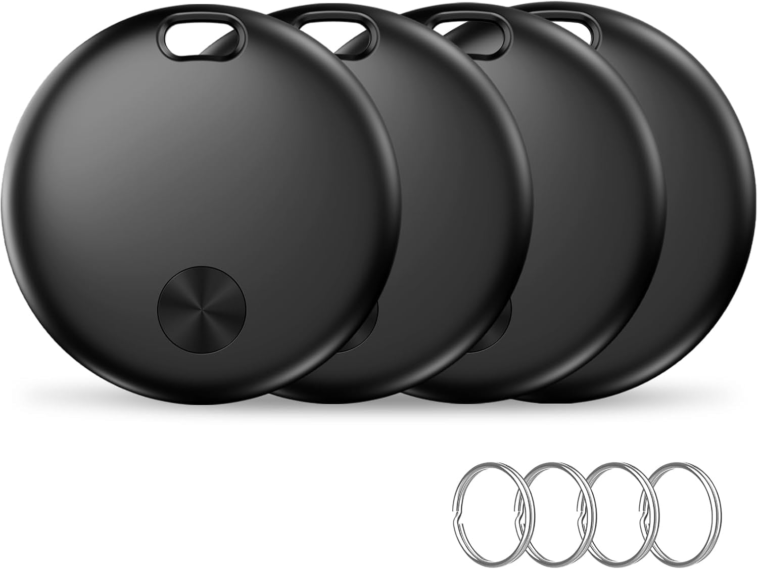 Hauibela Smart Mini Tracker Tag Item Finder 4Pack [ MFi Certified ]