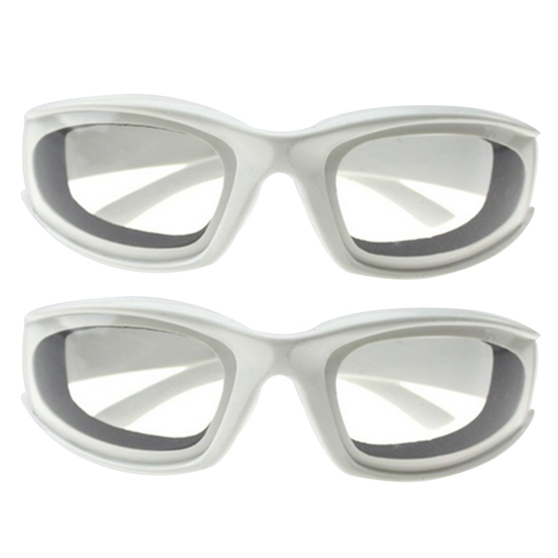 AVIUDHE 2 Pack Onion Goggles Tear Free Kitchen Eye Glasses Onion Cutting Goggles with Inside Sponge 