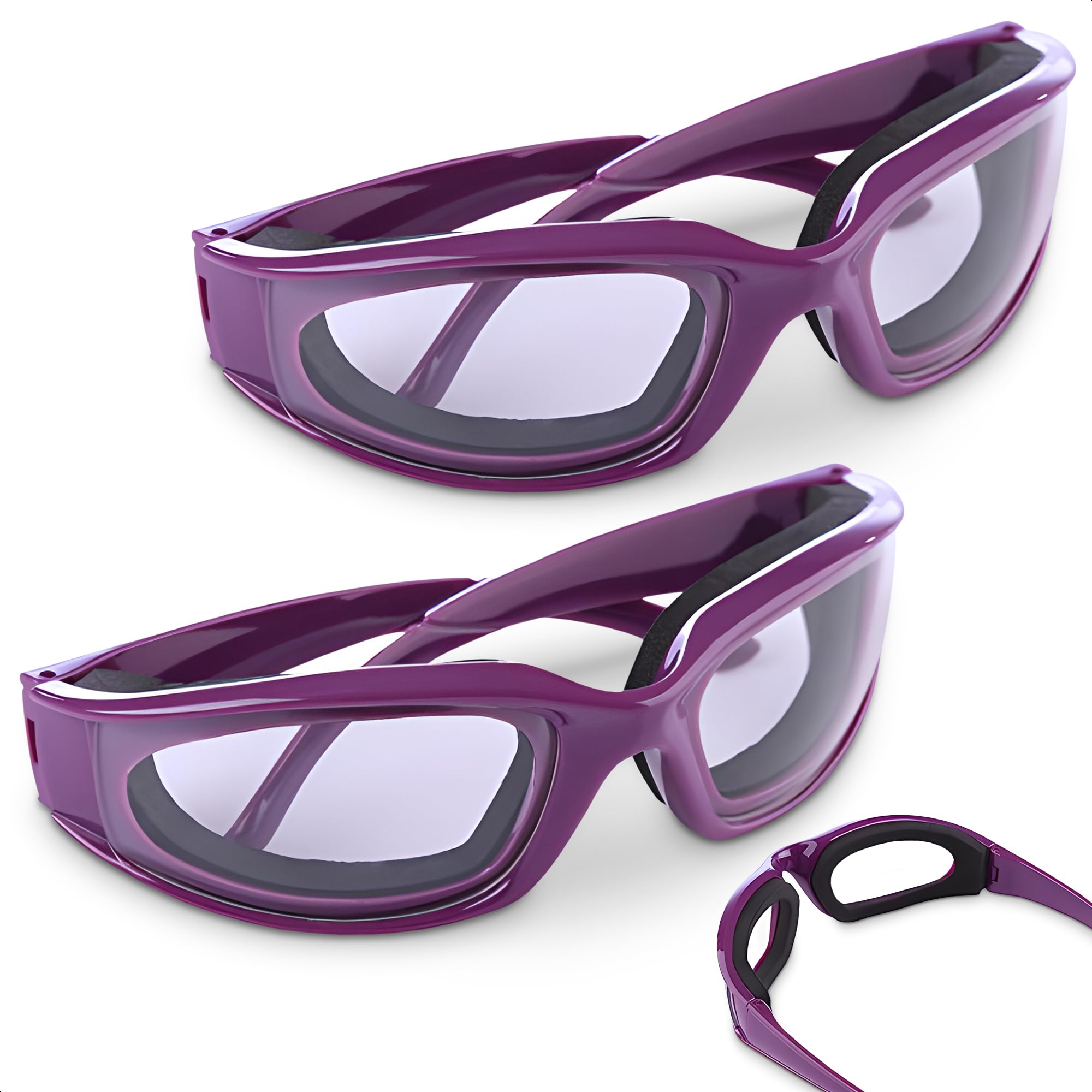 Onion Goggles for Cooking, Tear Free Onion Cutting Glasses, Snug Fit
