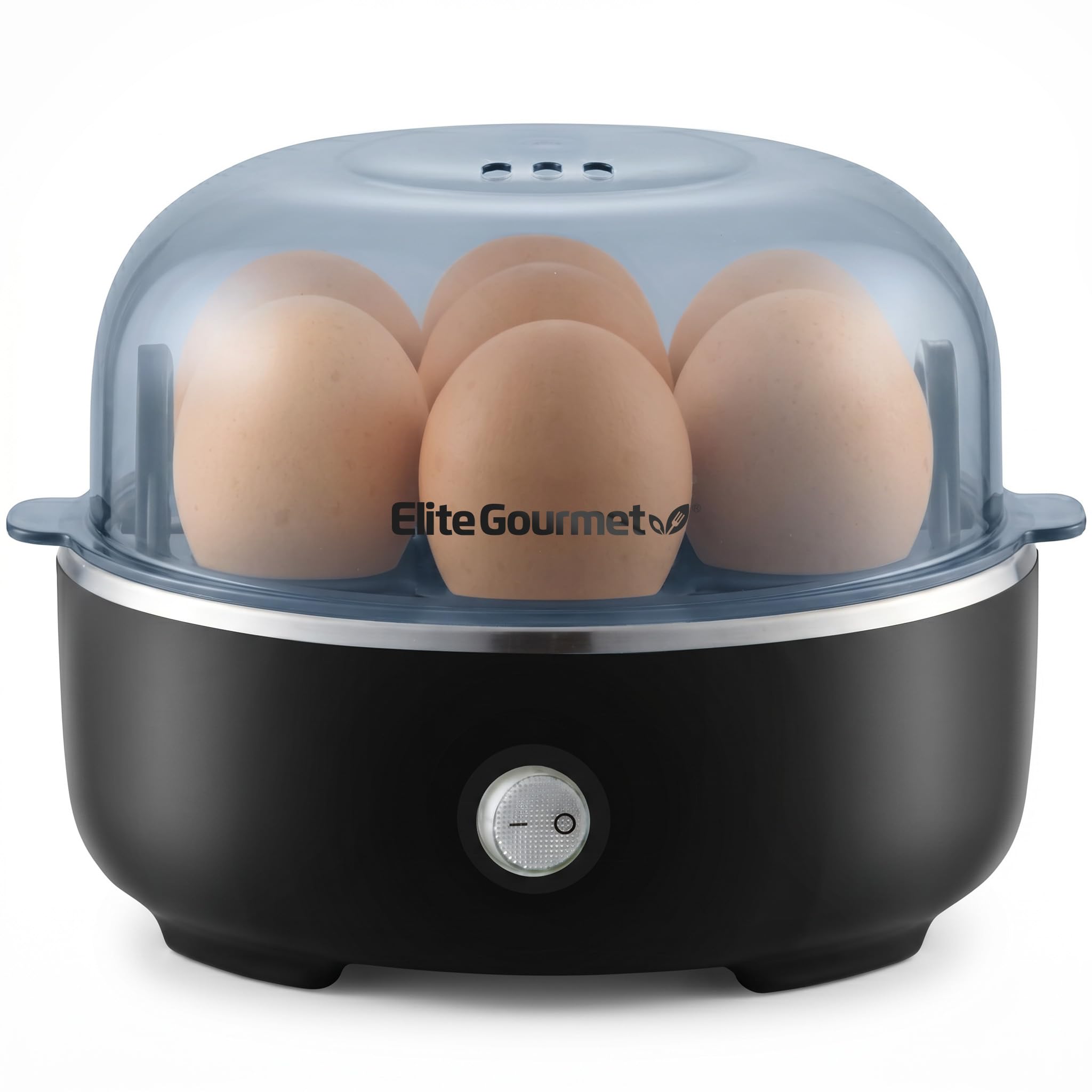 Elite Gourmet 7-Egg Electric Egg Cooker, BPA-Free, Auto Shut-Off