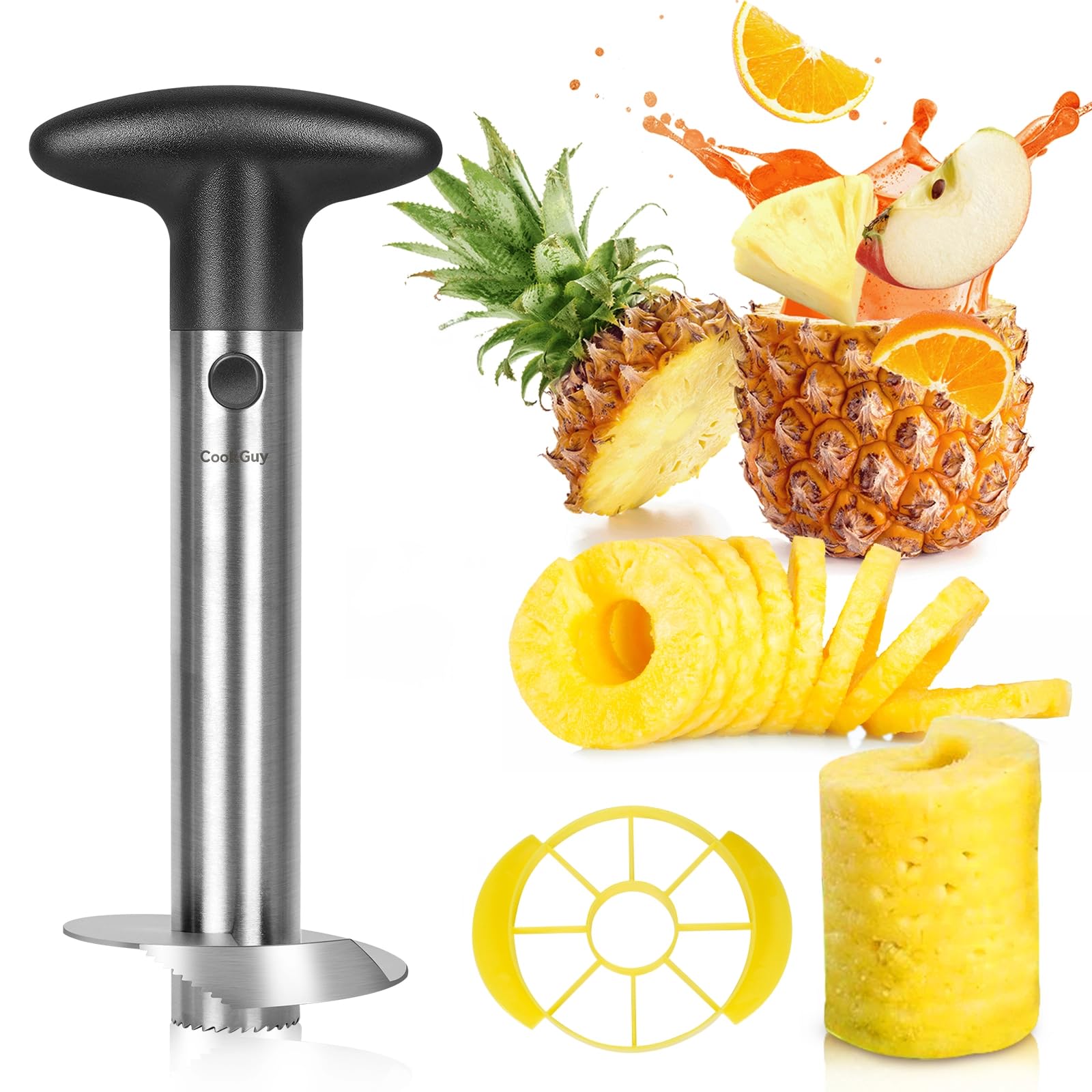 Cook Guy Pineapple Corer and Slicer Set (2-piece)