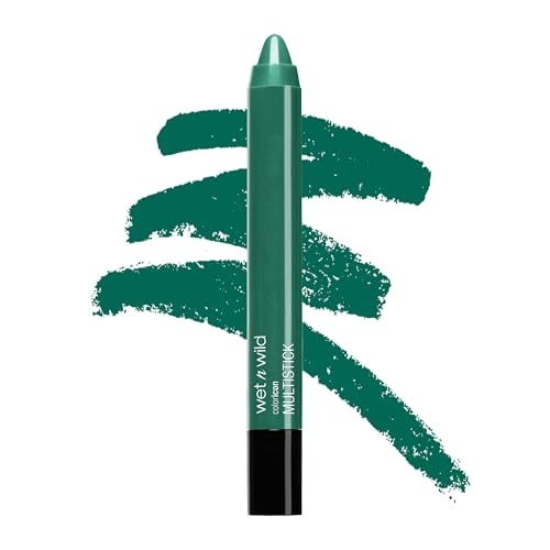 Saturated teal-blue single eyeshadow
