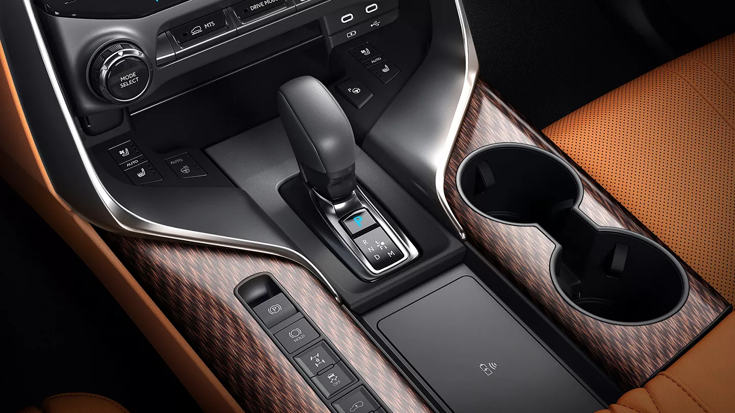 2026 Lexus LX interior, rear seating detail.
