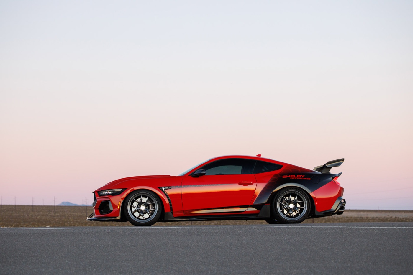 2026 Shelby Super Snake-R exterior, official Shelby American press photography, shot 3.