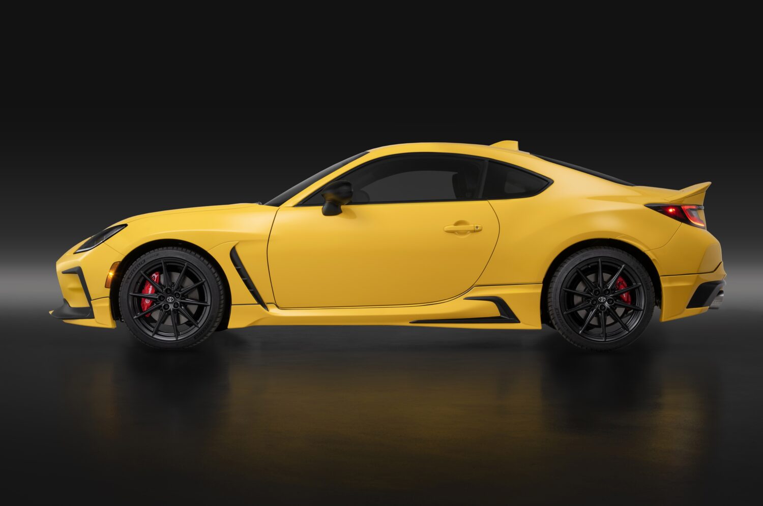 2026 Toyota GR86 Yuzu Edition, studio side profile view.