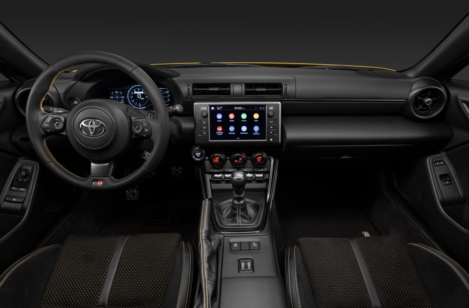 2026 Toyota GR86 Yuzu Edition, studio rear detail.