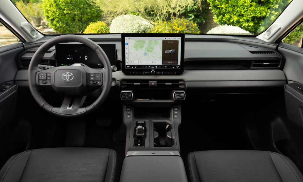 Interior of the 2026 Toyota RAV4 Hybrid Limited, dashboard detail.