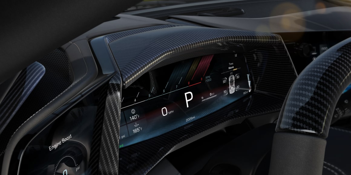 2027 Chevrolet Corvette ZR1 exterior design study.