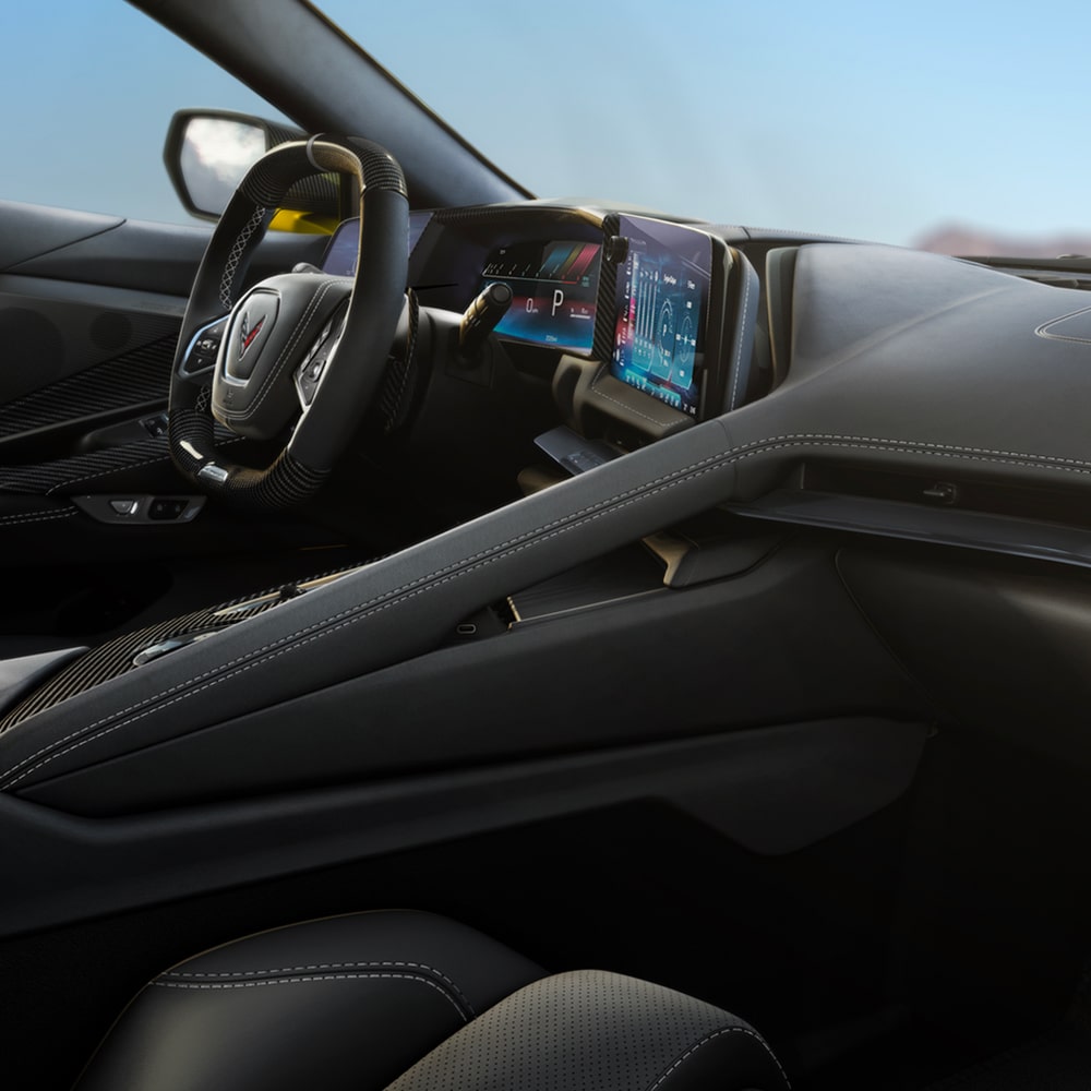2027 Chevrolet Corvette ZR1 interior cockpit.