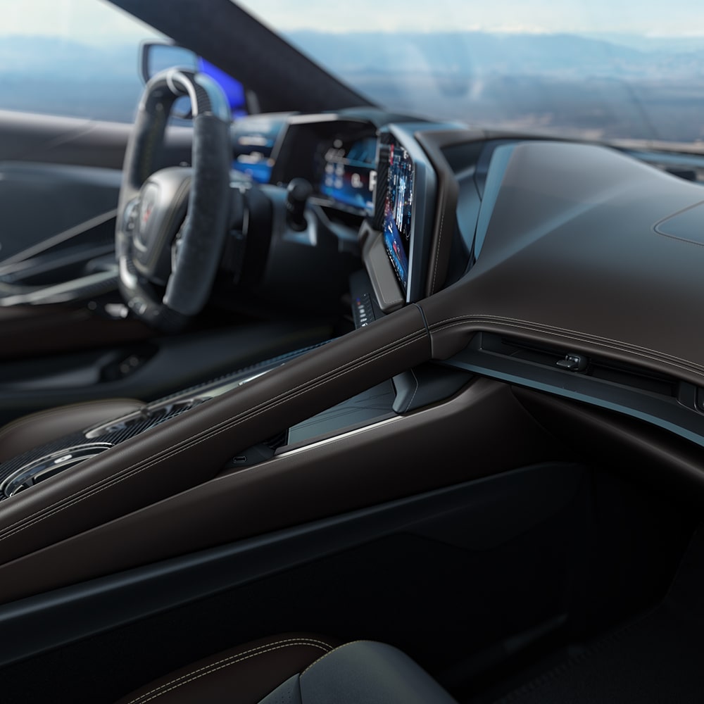 2027 Chevrolet Corvette ZR1 interior detail.