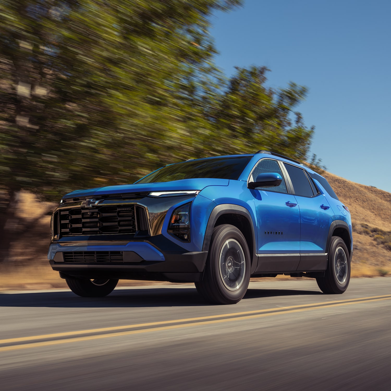2027 Chevrolet Equinox, performance and driving shot.