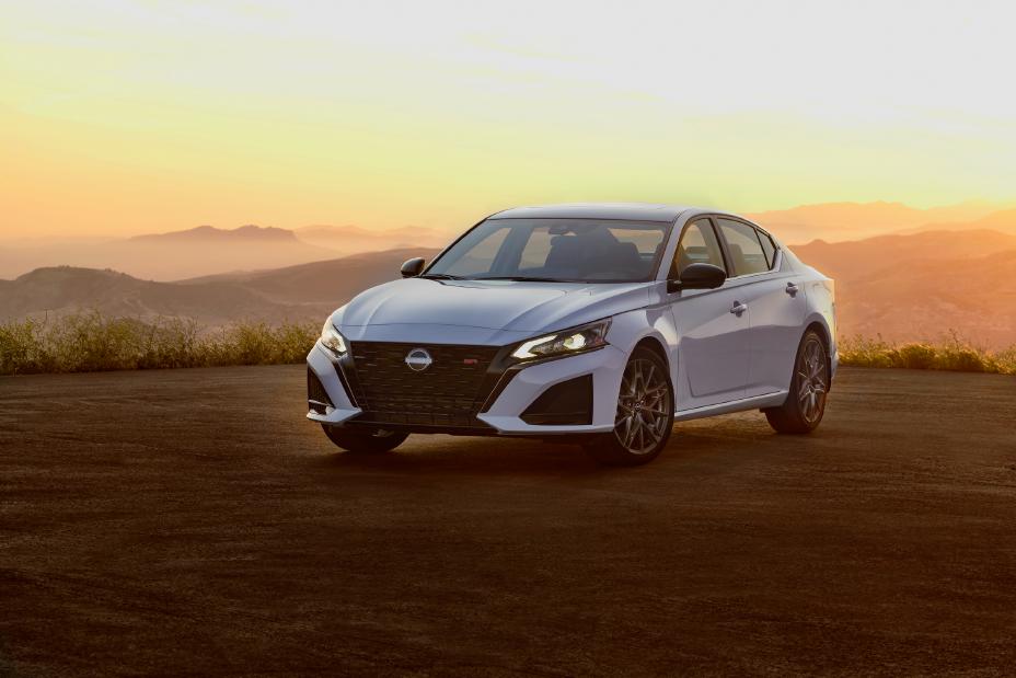 2026 Nissan Altima, front three-quarter, official Nissan press photograph
