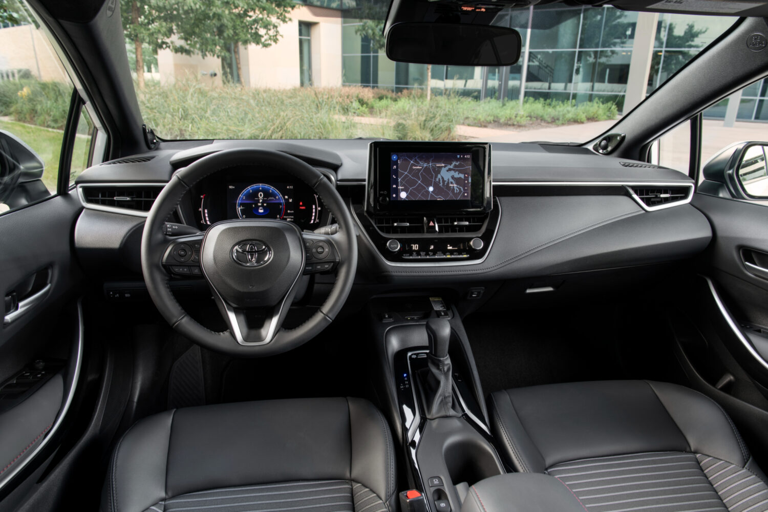 2026 Toyota Corolla XSE interior cockpit, official Toyota press photograph