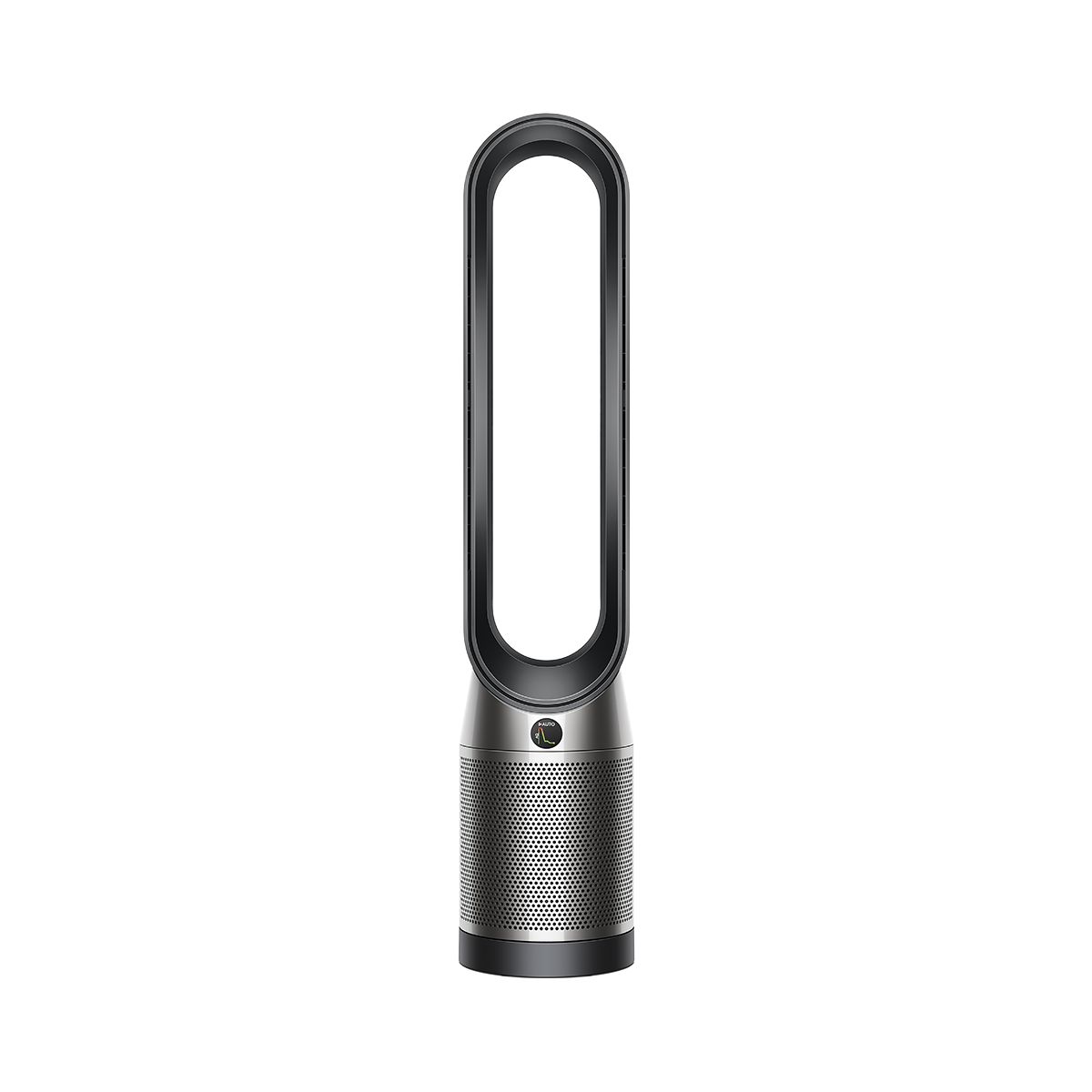 A tower-style HEPA air purifier.
