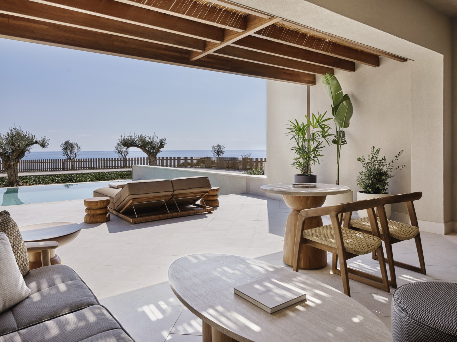 Amoh Luxury Collection Resort Rhodes suite with private pool and sea view