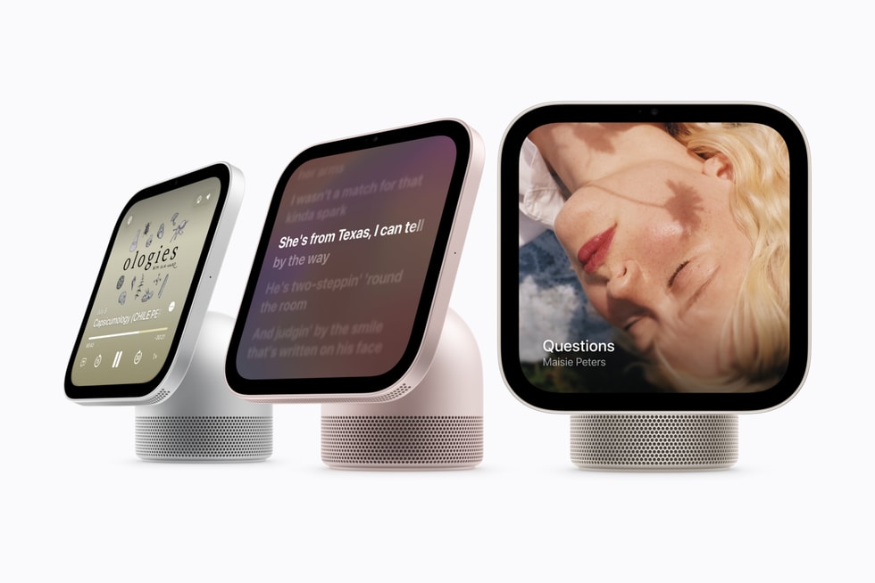 Apple Music and lyrics on Apple HomeView