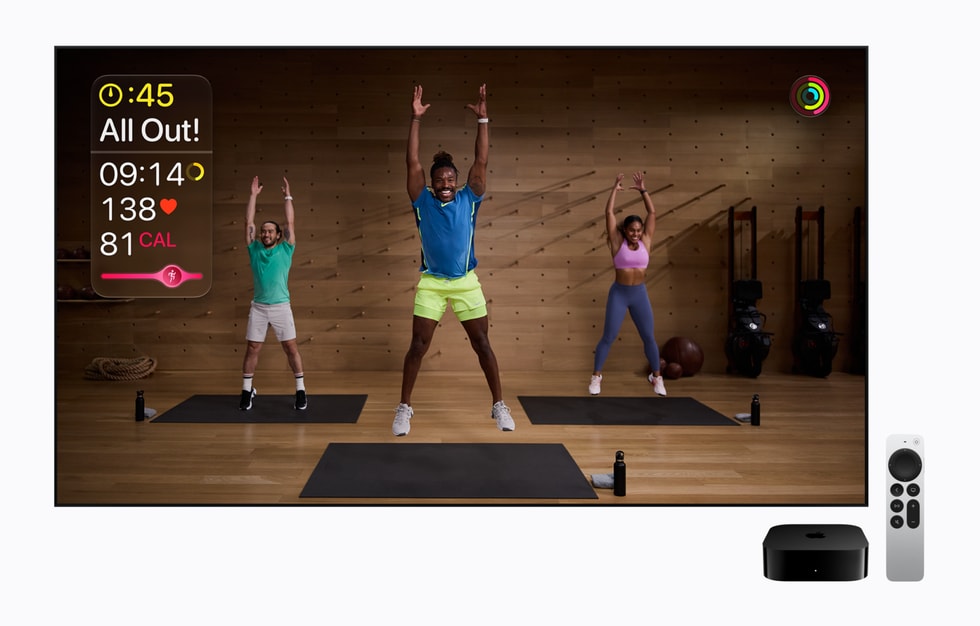 Apple Fitness Plus on Apple TV 4K