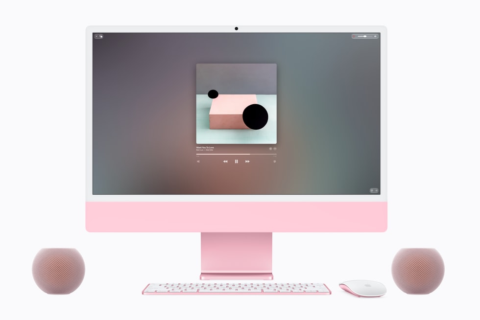 HomePod mini 2 next to a Mac