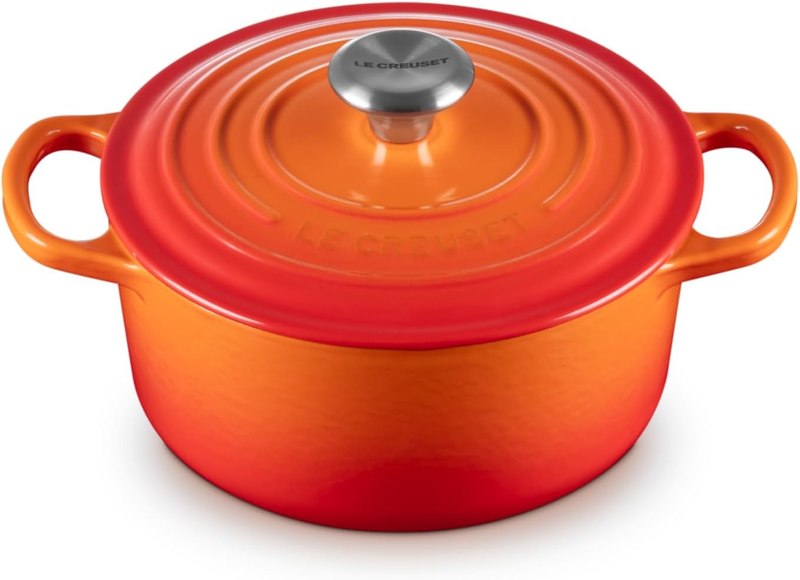 Le Creuset Enameled Cast Iron Round Dutch Oven, 2 qt., Flame