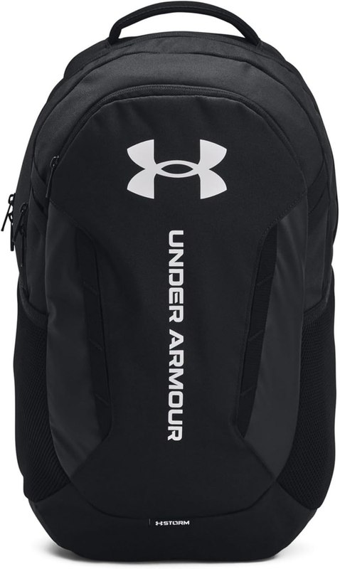 Under Armour Unisex Hustle 6.0 Backpack, 002 BLACK, OSFM