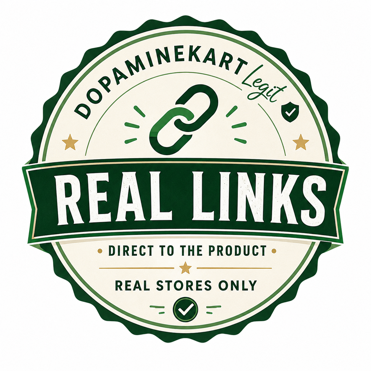 DopamineKart Legit — Real Links: these buttons go to genuine retailer product pages