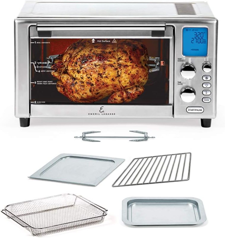 Emeril Lagasse Everyday 360 Air Fryer Oven, 9-in-1 Countertop Oven