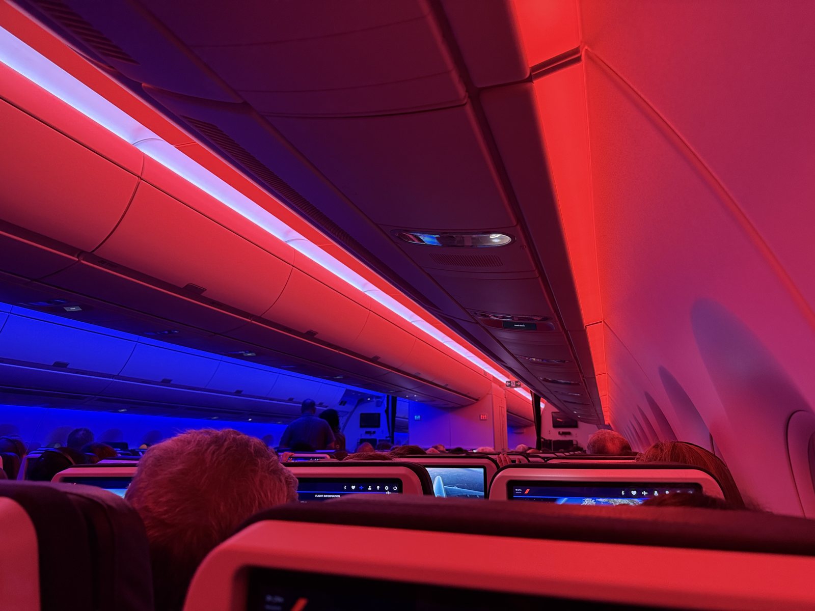 Air France economy cabin