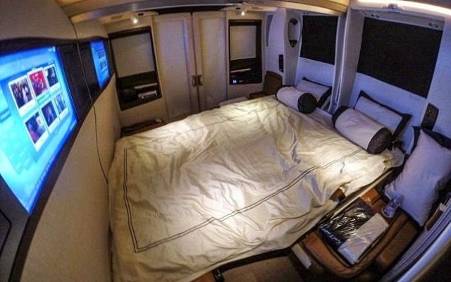 Singapore Airlines first-class suite