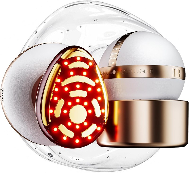 INIA SPHERA Upgraded 8-in-1 Microcurrent Facial Device for Face & Neck